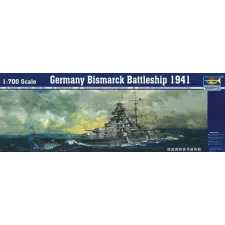  Trumpeter Germany Bismarck Battleship 1941 1:700 (05711) makett