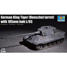 TRUMPETER King Tiger 105mm kWh harckocsi műanyag modell (1:72) makett
