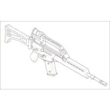  Trumpeter MG36 1:35 (00514) makett