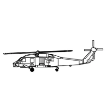  Trumpeter SH-60B Seahawk 1:200 (04212) makett