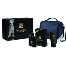 Trussardi Black Extreme, Edt 100ml + 100ml Tusfürdő + Kozmetikai Táska kozmetikai ajándékcsomag
