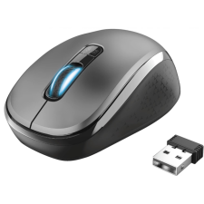 Trust 24208 Yvi Dual-Mode Wireless fekete-ezüst egér