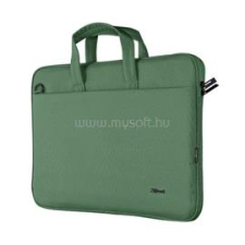 Trust Bologna 16" ECO topload zöld notebook táska (TRUST_24450) számítógéptáska