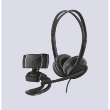 Trust Doba 2-in-1 webkamera + headset fekete (24036) (t24036) webkamera