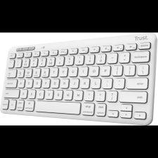Trust LYRA Compact Wireless Keyboard - US, fehér (25097) billentyűzet