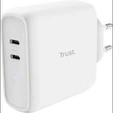 Trust MAXO 65W 2P USB-C CHARGER fehér töltőfej (25381) számítógéptáska