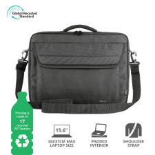 Trust Notebook táska 24189 (Atlanta Recycled Bag for 15.6&quot; laptops - black) számítógéptáska
