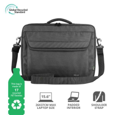 Trust notebook táska 24189, atlanta recycled bag for 15.6&quot; laptops - black 24189 számítógéptáska