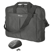 Trust Primo 16" Notebook táska + Vezeték nélküli egér - Fekete számítógéptáska