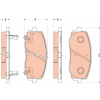 TRW fékbetétkészlet, tárcsafék TRW GDB3510