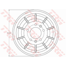 TRW Fékdob TRW DB4405 fékdob