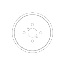TRW fékdob TRW DB4551 autóalkatrész