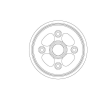 TRW fékdob TRW DB4555