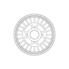 TRW fékdob TRW DB4557MR autóalkatrész