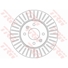 TRW Féktárcsa TRW DF6198 féktárcsa