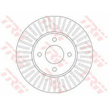 TRW Féktárcsa TRW DF6430 féktárcsa