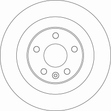 TRW féktárcsa TRW DF6588 féktárcsa