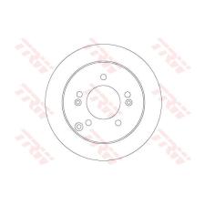 TRW Féktárcsa TRW DF6919 féktárcsa
