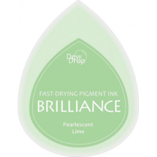 Tsukineko Gyöngyház bélyegzőpárna BD-42, Brilliance / Pearlescent Lime - Lime (1 db) bélyegző