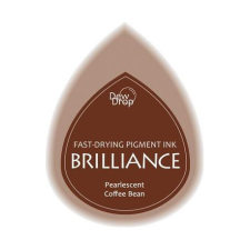 Tsukineko Gyöngyház bélyegzőpárna BD-54, Brilliance / Coffee Bean - Kávébab (1 db) bélyegző