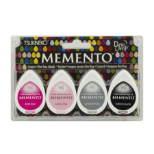 Tsukineko Tintapárna készlet - Girls Night Out - Memento Dew Drop Ink Pad (4 db) bélyegző