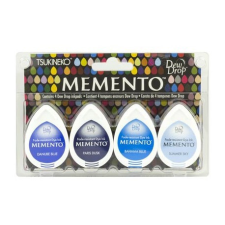 Tsukineko Tintapárna készlet - Ocean - Memento Dew Drop Ink Pad (4 db) bélyegző
