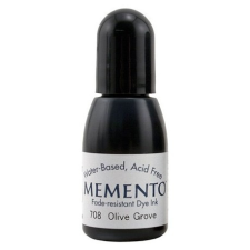 Tsukineko Tintapárna utántöltő - Olive Grove - Memento Inker ( 1 db) bélyegző