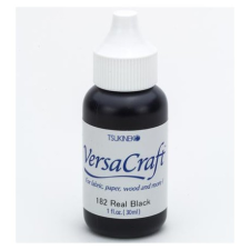 Tsukineko Tintapárna utántöltő - Real Black - VersaCraft Inker bélyegző