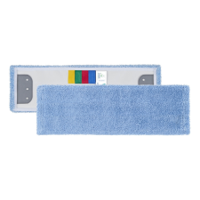 TTS Cleaning S.R.L. Mop mikroszálas KÉK - 40X13cm, csiptetős takarító és háztartási eszköz