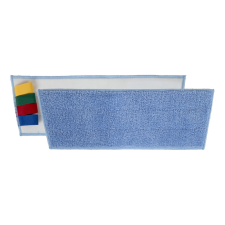 TTS Cleaning S.R.L. Mop mikroszálas kék, tépőzáras 40cm takarító és háztartási eszköz