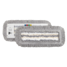TTS Cleaning S.R.L. TTS Mop mikroszálas+pamut SZÜRKE - 40X13cm, bebújós takarító és háztartási eszköz