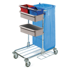 TTS Tecno 10 fémvázas szervizkocsi takarító és háztartási eszköz