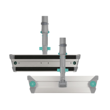 TTS Velook Alumínium tépőzárasmoptartó 60x10 cm - Lampo System takarító és háztartási eszköz