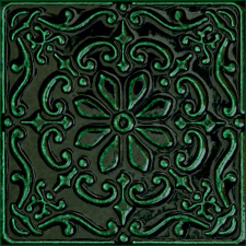  Tubadzin Tinta Green 14,8x14,8 Dekor csempe