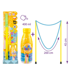  TUBAN – Óriás buborékkészítő szett + 400 ml buborékfújó folyadék buborékfújó