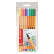 Tűfilc STABILO Point 88 pasztell 8db-os készlet filctoll, marker