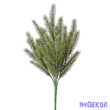  Tűlevelű dekorág, 41cm magas - Sötétzöld dekorációs kellék
