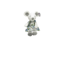Tulilo Mouse Anna kisegér szürke plüss figura - 22 cm (9088) plüssfigura