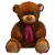 Tulilo Norbert Teddy Bear medve plüss figura barna - 75 cm (9174)