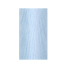  Tüll egyszínű, égszínkék, 0,15 x 9 m (1 db / 9 lm) dekorációs kellék