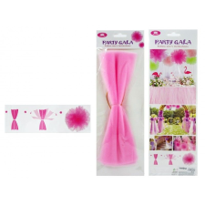  Tüll pompom pink 608062 party kellék