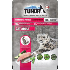 Tundra Tundra Cat Rabbit & Trout nedves eledel 85 g macskaeledel