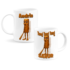  Tung Tung Tung Sahur Brainrot egyedi neves bögre bögrék, csészék