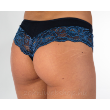 Turbó Csipkés brazil pamut csípőtanga 2XL, Kék női alsó