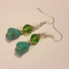  Türkiz-howlit fülbevaló fülbevaló