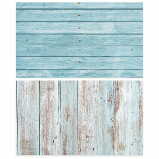 Türkiz-kék fa Mintázott termékfotó háttér kétoldalas PVC háttér 57x87cm háttérkarton