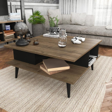 TUTI AG Dohányzóasztal Akya - Walnut, Black bútor