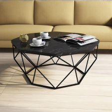 TUTI AG Dohányzóasztal Diamond - Black Marble bútor