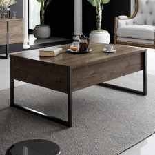 TUTI AG Dohányzóasztal Luxe - Walnut, Black bútor