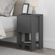 TUTI AG Éjjeliszekrény Ema - Anthracite, Anthracite bútor
